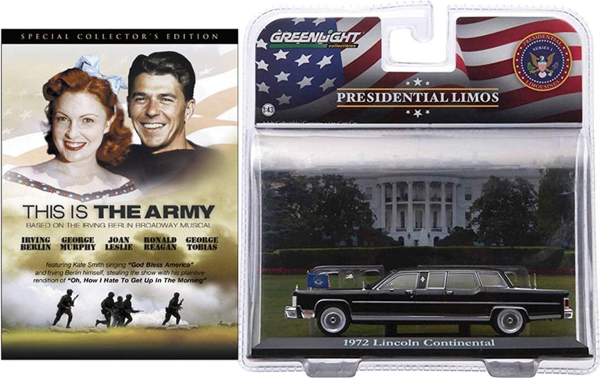 All American Collection Ronald Reagan This Is The Army Special Collector S Edition Dvd Us President Reagan S 1972 Lincoln Continental Limousine 1 43 Size Diecast Bundle Amazon Co Uk Dvd Blu Ray