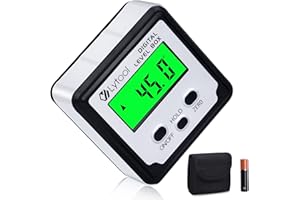 Digital Angle Finder, Lytool Digital Angle Gauge Magnetic,Inclinometer Level,Angle Measuring Tool with Backlight and Magnetic