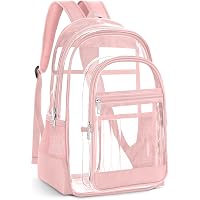 Hurley Transparent Clear Backpack with Pink Trim NWT Perfect for Public Events Hurley | Bags | Clear Hot Pink Hurley Backpack | Poshmark main image 4