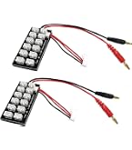 thumbnail image 2 of Parallel Battery Cable Kit Share Goo 6X JST Female Parallel Charger Cable To 4mm Banana Plug 20AWG Cable Wire For Hyperion ICharger SR 120SR CX2 CX3 Charger 1S 2S Lipo Battery Charge 2 of 12