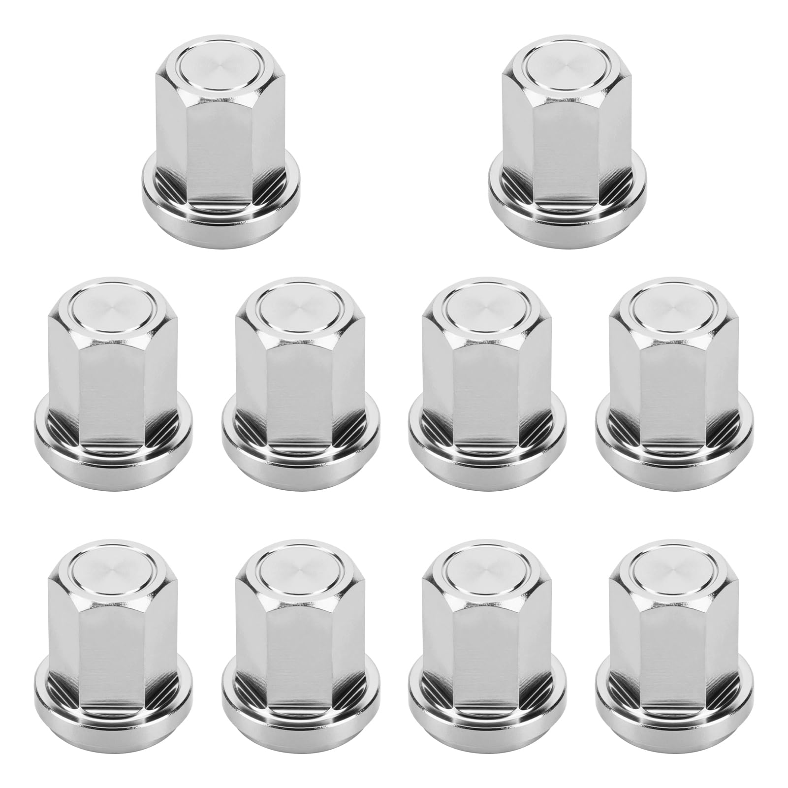 Photo 1 of 10PCS 6015-010 Group 31 Battery Nut Stainless Steel Closed Nut for Standard 3/8"-16 Thread, 3/8" Stud