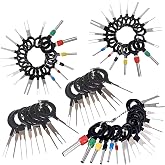 CPWUFIYD 70 Pcs Terminal Removal Key Tool, Pin Extractor Puller Repair Remover for Most Connector Terminals