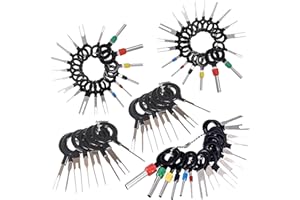 CPWUFIYD 70 Pcs Terminal Removal Key Tool, Pin Extractor Puller Repair Remover for Most Connector Terminals