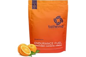 Tailwind Nutrition Endurance Fuel, Carbohydrate & Electrolyte Sports Drink Mix Powder, Gluten-Free, Vegan, Mandarin, 50 Servings