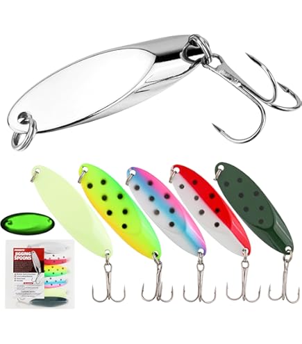 KTGCOZS 50 pcs Fishing Spoons Blank Body Metal Lures Armor Lake Area Trout Pike Brass Blinkers Spinner Pesca : Sports & Outdoors