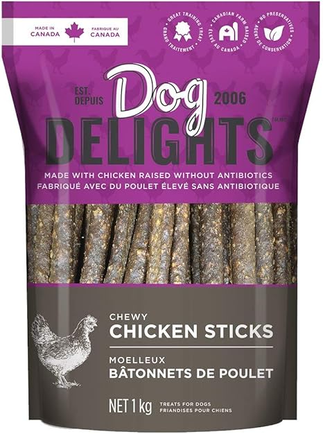 dog delights chewy chicken sticks