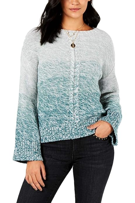 Style \u0026 Co. Womens Ombre Bell Sleeve 