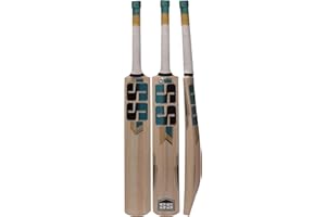 SS Kashmir Willow Leather Ball Cricket Bat, Exclusive Cricket Bat for Adult Full Size with Full Protection Cover (YUVI 20/20)