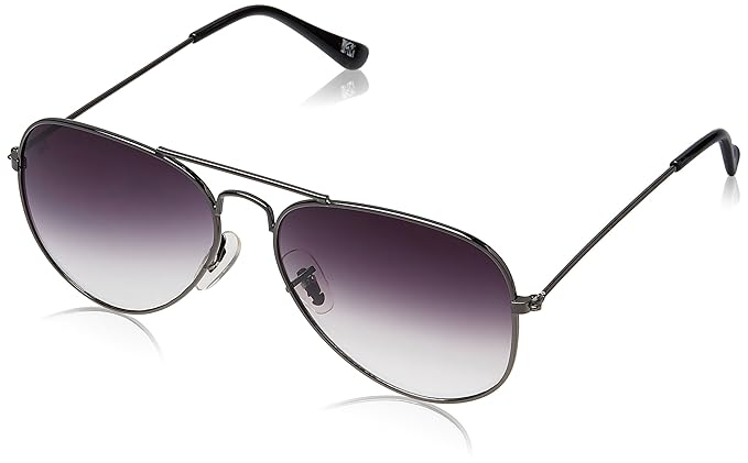 Aviator Men's Sunglass (MTV-123|C4 58_Grey)