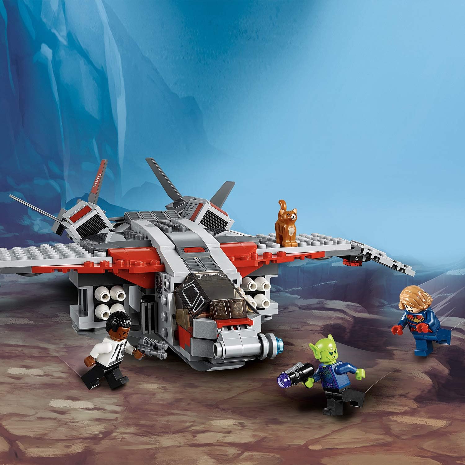 lego captain marvel and the skrull attack