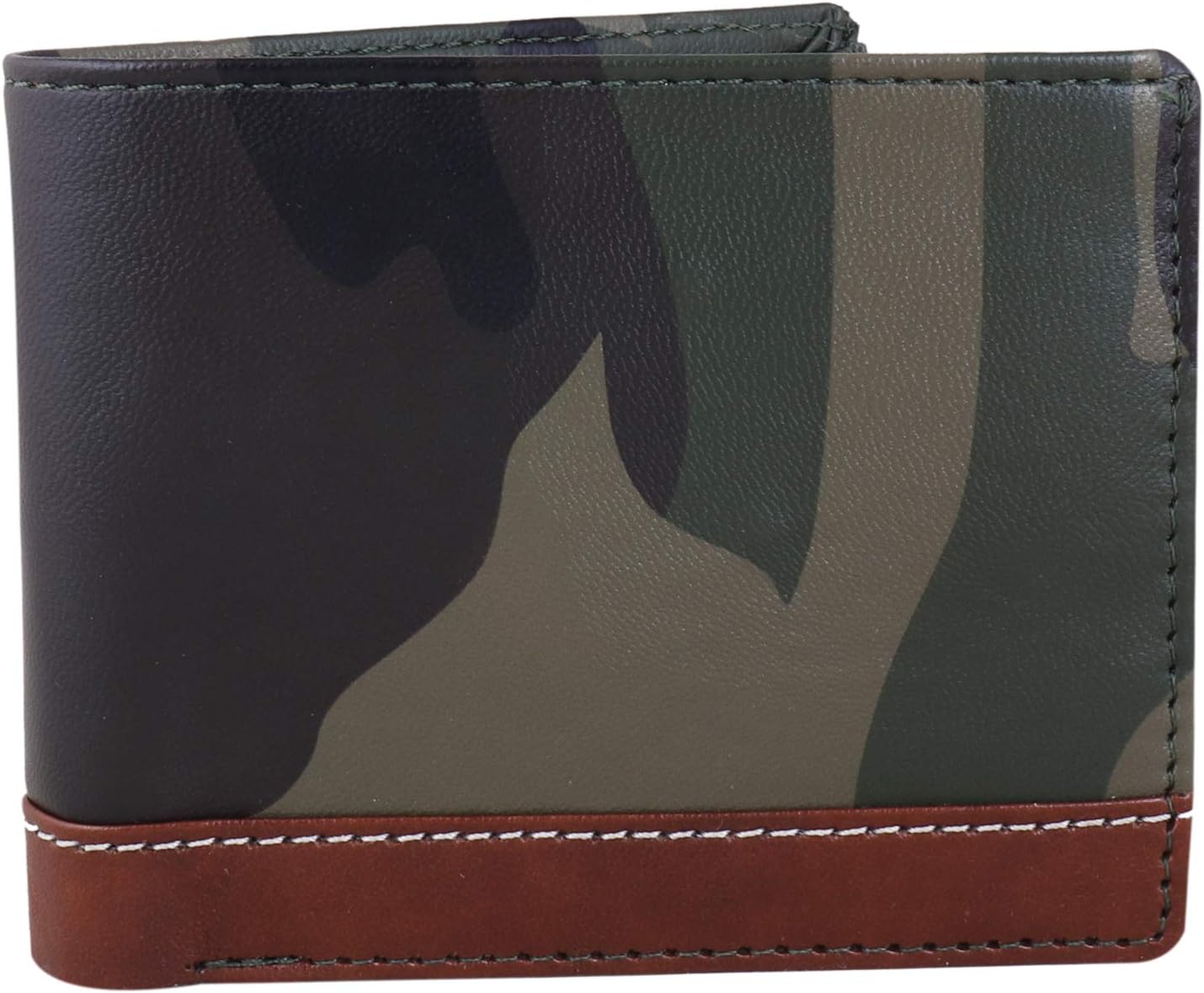 Men's Camouflage Bi-Fold PU Leather Wallet