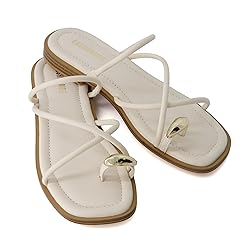 CUSHIONAIRE Venue Women’s Strappy Toe-Loop Slide