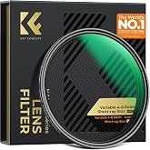 K&amp;F CONCEPT 67mm Adjustable Star Filter 4-8 Point Short Starbursts | 28-Layer-Coating Rotatable Star Filter Switches Between 4 &amp; 8 Point. 360&deg;Angle Adjustable Nano-X Series FE716