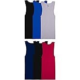 Fruit of the Loom Men's Sleeveless Tag Free Moisture Wicking Tank A-Shirt