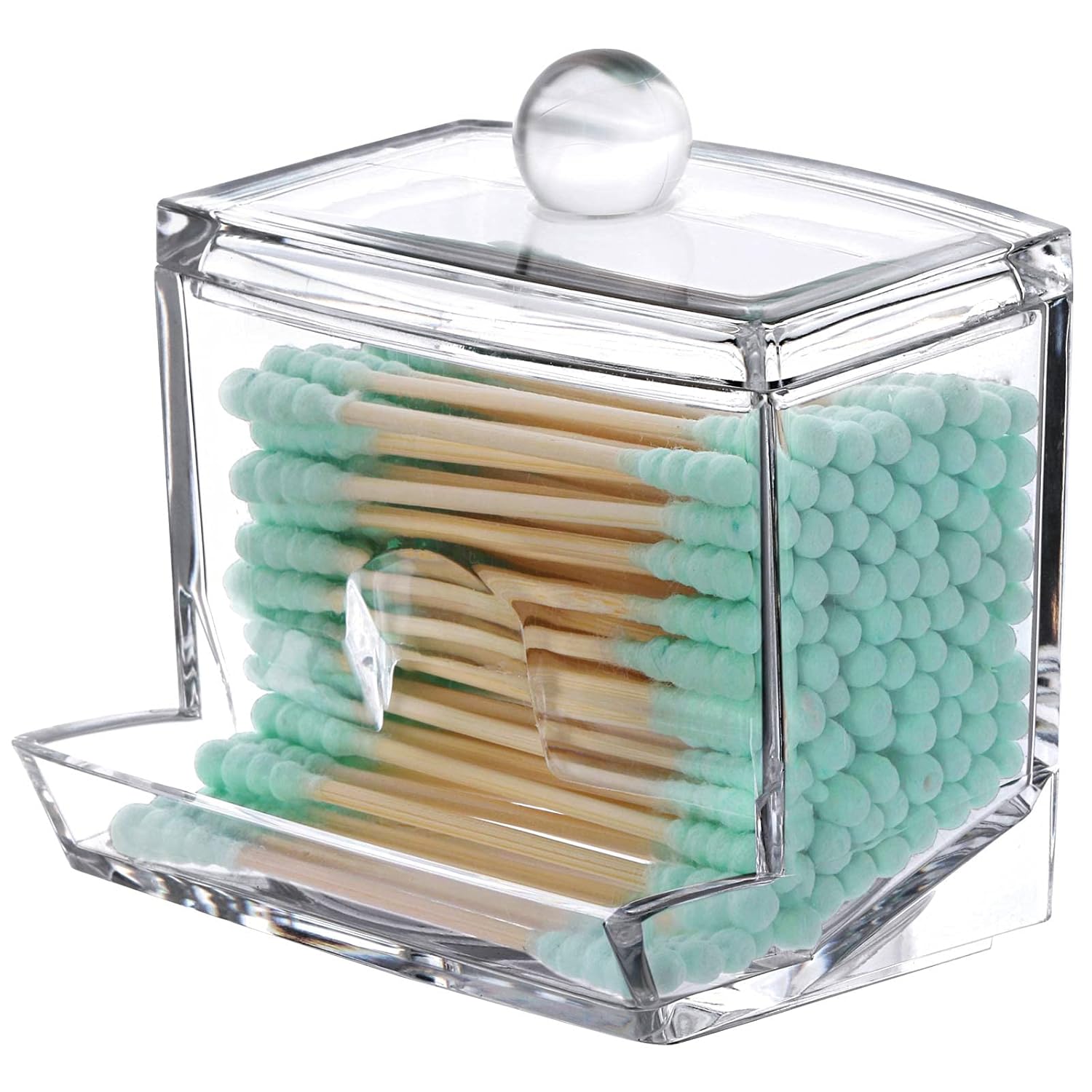 Tbestmax Cotton Swab Cotton Pads Holder, Qtip Cotton Buds Ball
