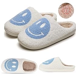 KEYUSHOP Happy Face Slippers for Kids Smile Face