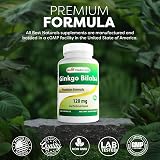 Best Naturals Ginkgo Biloba Extract 120 mg 120 Capsules 120 Count view 5