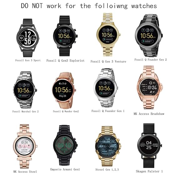 Soarking - Base de carga de repuesto compatible con Fossil ...