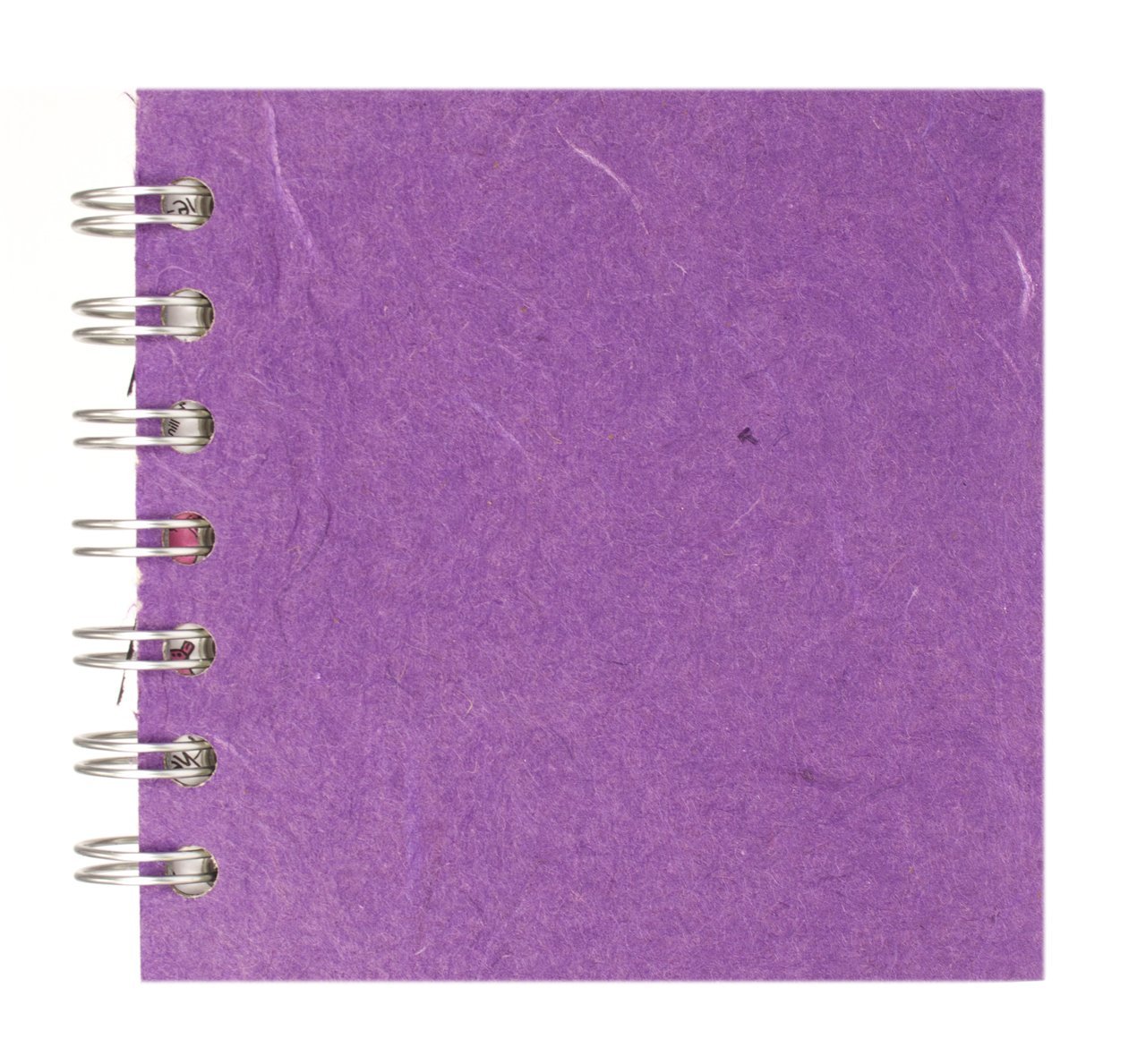 Pink Pig 4x4 Posh Silk Pig White Paper Sketchbook - Purple