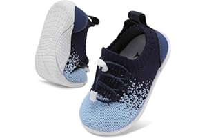 FEETCITY Baby Shoes Boys Girls First Walking Shoes Infant Sneakers Crib Shoes Breathable Lightweight Slip On Shoes