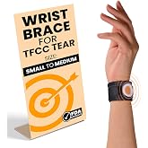 BULLSEYE Wrist Band - Silicone Ring Provides Pain Relief From TFCC Injury | Comfortable Support for Ulnar Side Wrist Pain, DRUJ Instability, Repetitive Stress, ECU Tendonitis, That Resists Migration