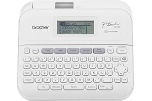 Brother P-Touch PT-D410 Home / Office Advanced Label Maker | Connect via USB to Create and Print on TZe Label Tapes up to ~3/4 inch, White