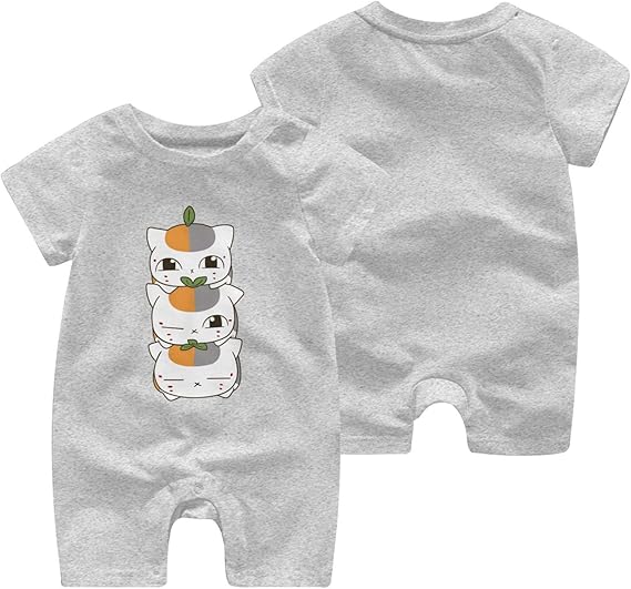 Amazon Co Jp ベビー ロンパース 0 2歳 夏目友人帳 ニャンコ先生 猫 アニメ 新生児半袖 綿 子供服 赤ちゃん 春夏服 ベビー服 半袖ロンパース 多色選択 出産祝い 服 ファッション小物