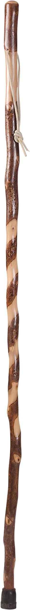 Amazon Com Hiking Walking Trekking Stick Handcrafted Wooden Walking Hiking Stick Made In The Usa By Brazos Twisted Sweet Gum 48 Inches Health Personal Care