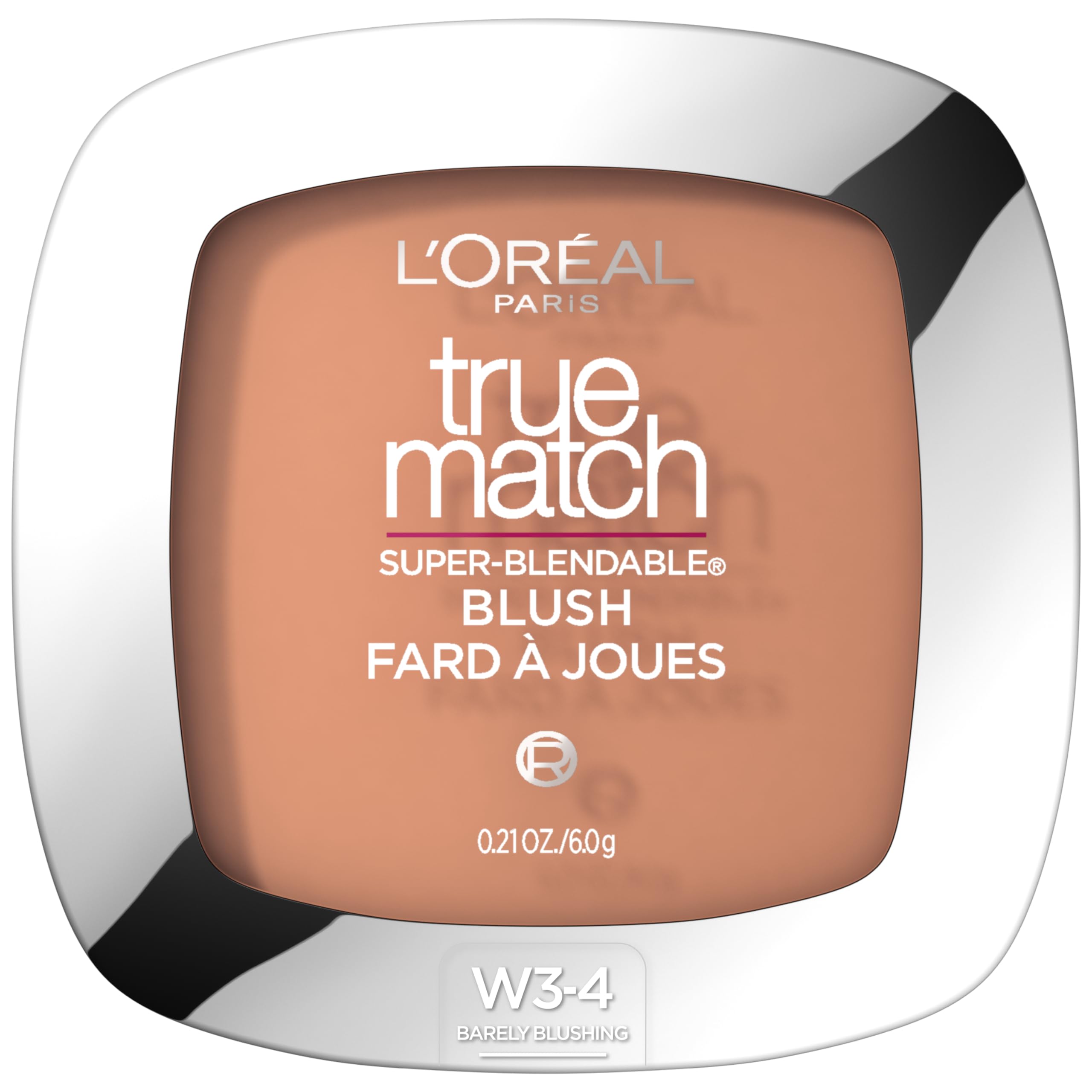 Photo 1 of L’Oréal Paris True Match Super-Blendable Powder Blush, Barely Blushing, 0.21 Oz (Packaging May Vary)