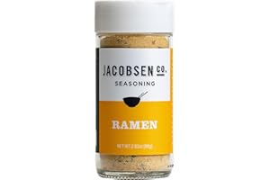 Jacobsen Salt Co. Ramen Seasoning – Sea Salt Soy-Free, Gourmet Seasonings and Spices for Cooking, Made in USA, Real Salt Flakes, Umami Seasoning – 2.82oz