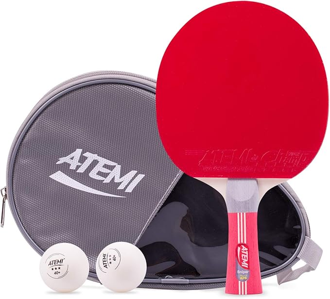 Atemi Sniper Kit Racchetta Da Tennis Tavolo A 5 Stelle Set Da 3 Pezzi Racchetta Da Ping Pong A Atemi Sniper Kit Racchetta Da Tennis Tavolo A 5 Stelle Set Da 3 Pezzi Racchetta Da Ping Pong A