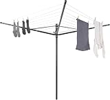 Brabantia Lift-O-Matic Rotary Dryer 50 m Clothes Line Anthracite view 5