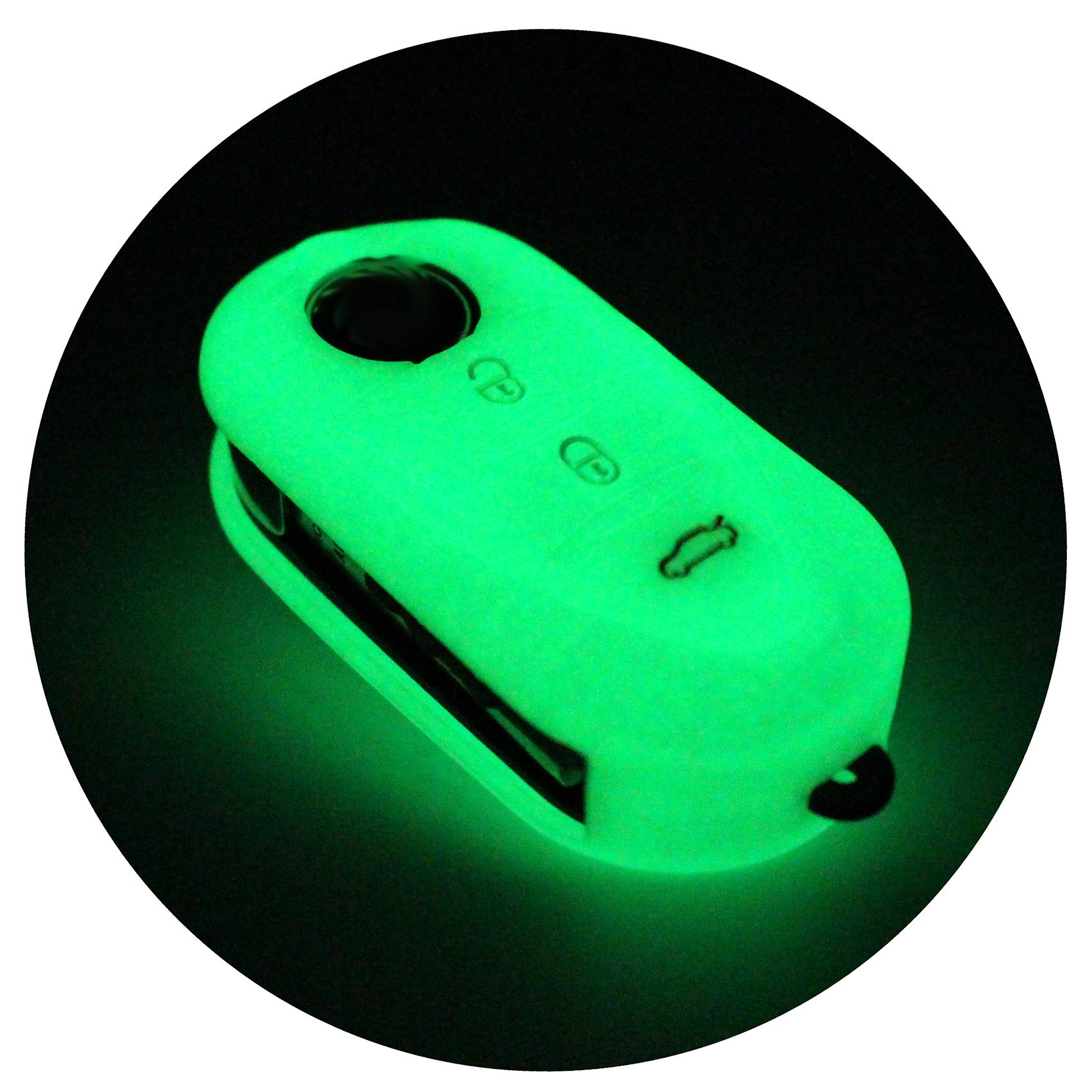 Finest-Folia silicone noctilucent key case, Alfa Romeo, Brera Giulietta, Mito Spider.
