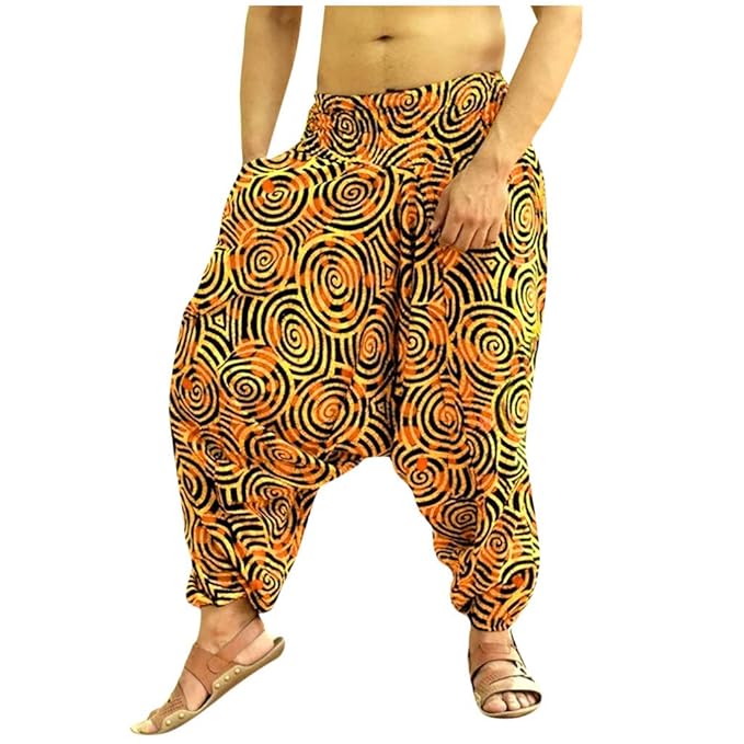 MXJEEIO💖Pantalones Largos Hombre Pantalones Harem - Cómoda ...