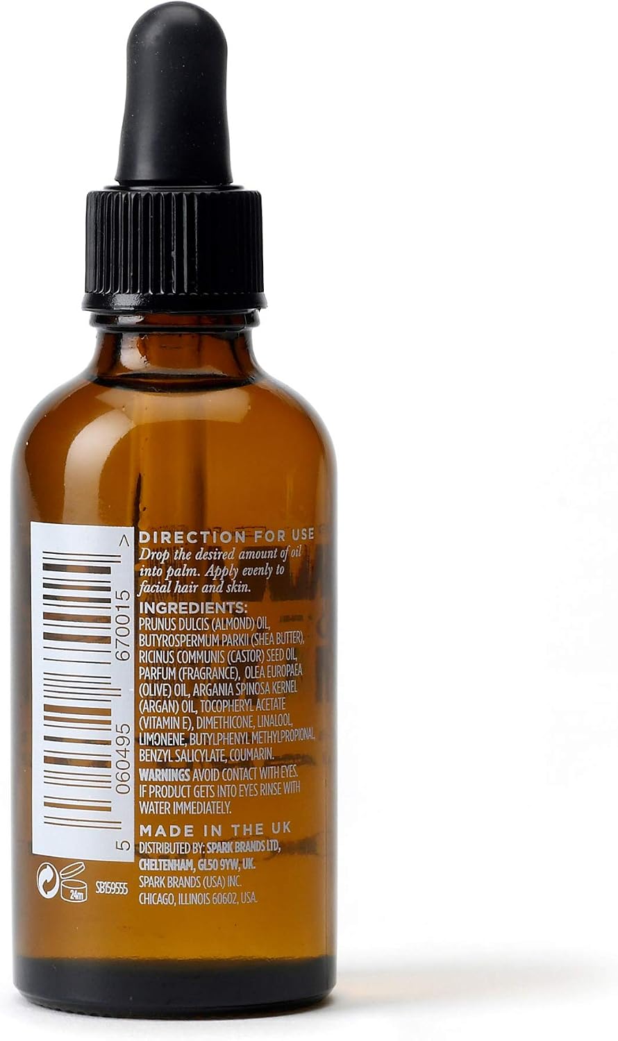 Hawkins & Brimble, Beard Oil for Men 50ml, Promotes Beard Growth Oil for Grooming Styling, Softener, Repair and Nourishing - Image 3