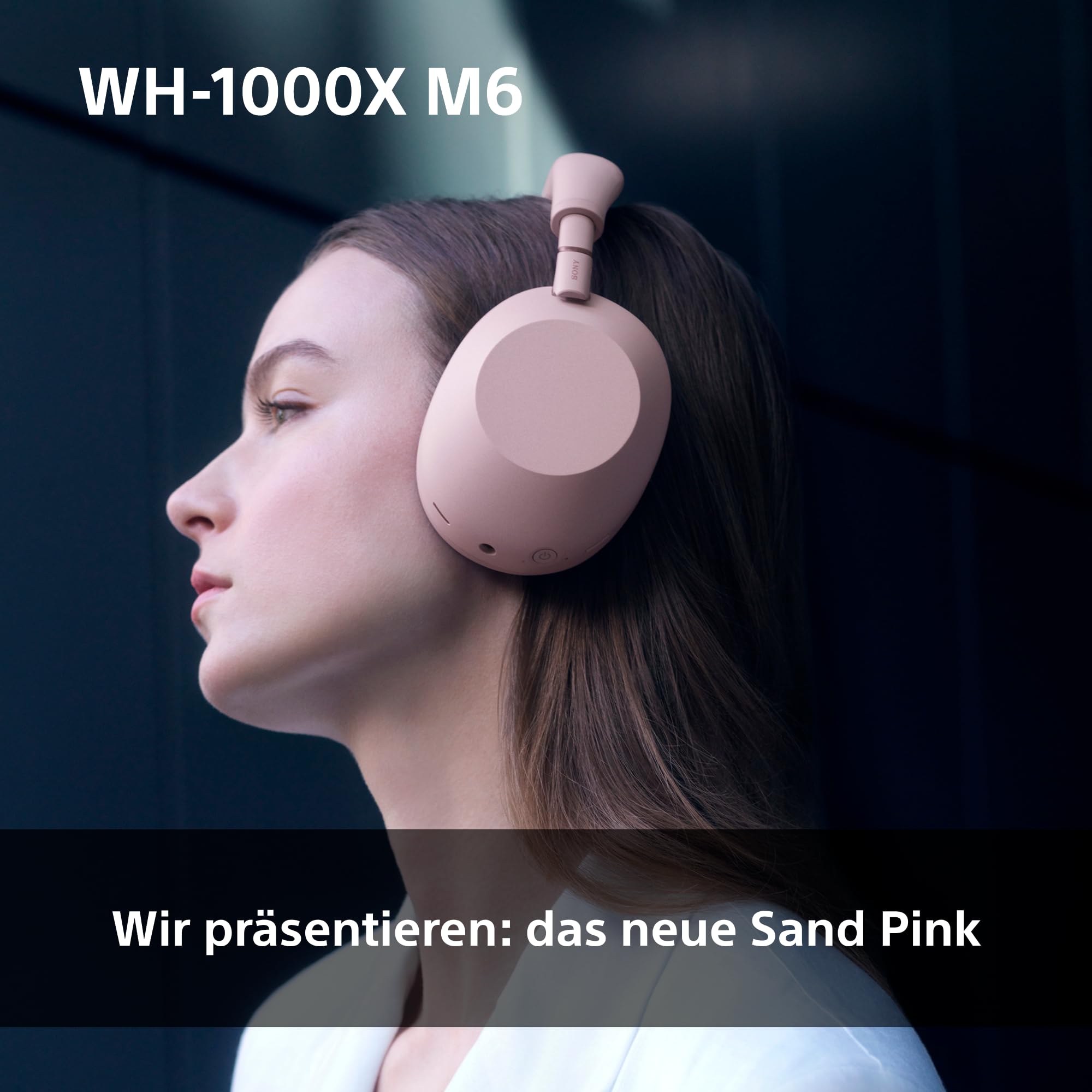 SONY WH-1000XM6 kabellose Noise Cancelling-Kopfhörer, Signature Hi-Res Sound, Bluetooth-Kopfhörer, Komfort, faltbares Design, magnetische Tragetasche, 30 Std.-Akku NC An, iOS & Android - Midnight Blue 3