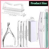Fandamei 12 Pcs Nail Files & Buffer Set Manicure Pedicure Tools Kit view 7