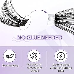 Self Adhesive Eyelashes Press On Lash Clusters