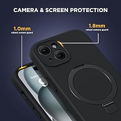 Miracase for iPhone 15 Case with Stand, Compatible