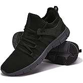 INZCOU Running Shoes Lightweight Tennis Shoes Non Slip Gym Workout Shoes Breathable Mesh Walking Sneakers