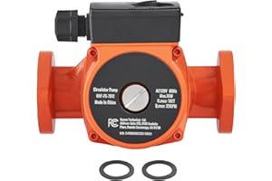 Uargd 110V Hot Water Recirculating Pump, 70W, 23 GPM Flow Rate, 1" NPT Flange, 3-Speed Circulator Pump for Home Water Heating
