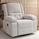FLEXISPOT Silla reclinable giratoria para adultos, silla mecedora reclinable de masaje, cuarto del bebé, deslizador giratorio