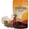 Tricky Cricky Edible Flavored Cricket Snacks for Humans - USA Grown - Unique & Healthy Gourmet Snacks for Adults - High Protein, Low Carb, Low Calorie Dried Edible Bugs for People - BBQ - 1 Oz