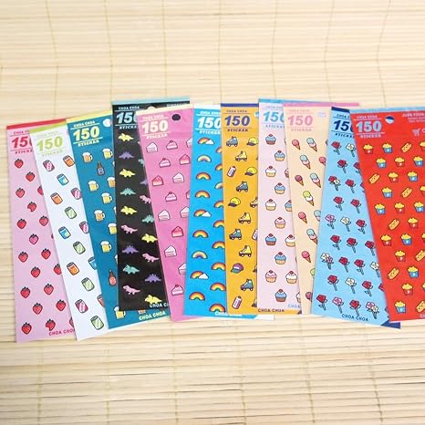 Amazon Co Jp Choa Choa 47 Petite Size Pop Cute One Point Stickers Set Of 11 Schedule Stickers Toys