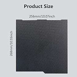 Kobra 3 3D Printer Double Sided Glossy PET Carbon