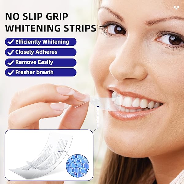 RAZOKO TEETH WHITENING STRIP, WHITENING STRIPS FOR SENSITIVE TEETH, PROFESSIONAL AND SAFE TEETH WHITENING KIT 28 STRIPS (14 COUNT PACK) COCONUT