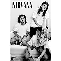ミュージシャン NIRVANA 1996 MONOCHROME PORTRAIT DELTAXL NIRVANA 1996 MEMBERS PORTRAIT WHITE ALL SPORT X