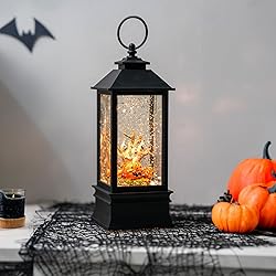 Halloween Snow Globe Lantern Water Glittering