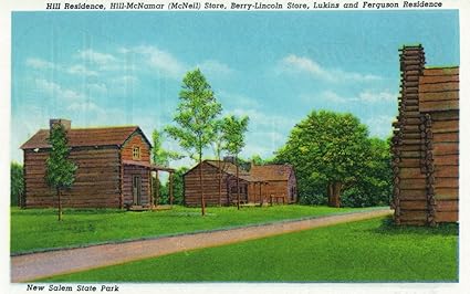 Amazon Com New Salem Il Exterior View Of Log Cabin Residences
