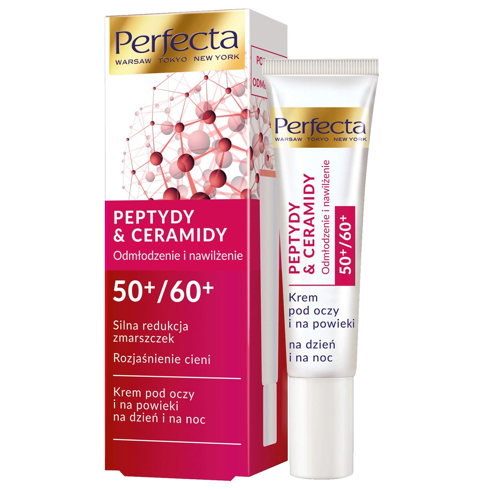 Perfecta Peptides And Ceramides Eye & Eyelid Cream for Day & Night 50+/60+